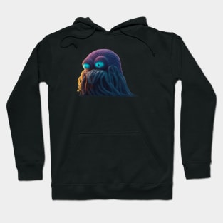 Yarn Knitten Cute Monster Night City Cthulu Hoodie